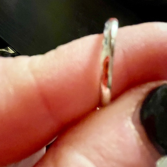 Women’s Sterling Silver Band Ring - Picture 2 of 2